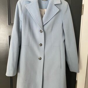 Calvin Klein Light Blue Women's Pea Coat